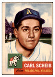 1953 Topps Baseball #057 Carl Scheib A"S NR-MT 504482