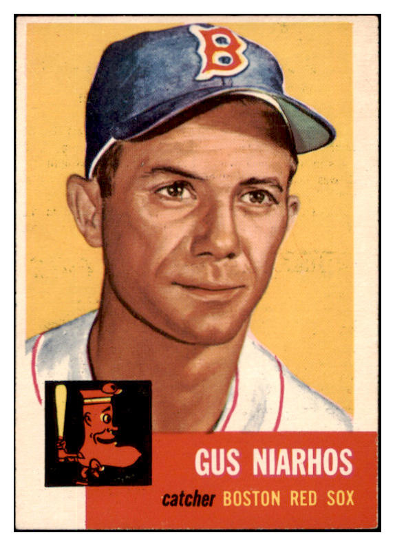 1953 Topps Baseball #063 Gus Niarhos Red Sox NR-MT 504484