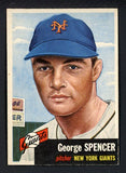 1953 Topps Baseball #115 George Spencer Giants NR-MT 504489