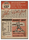 1953 Topps Baseball #137 John Rutherford Dodgers NR-MT 504498