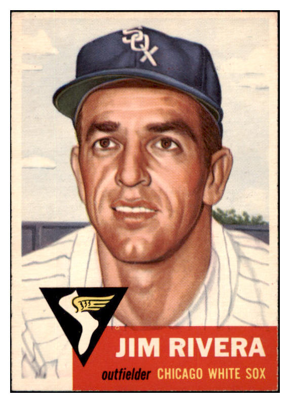 1953 Topps Baseball #156 Jim Rivera White Sox NR-MT 504501