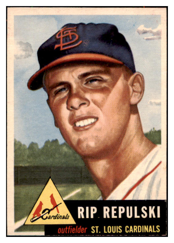 1953 Topps Baseball #172 Rip Repulski Cardinals NR-MT 504504