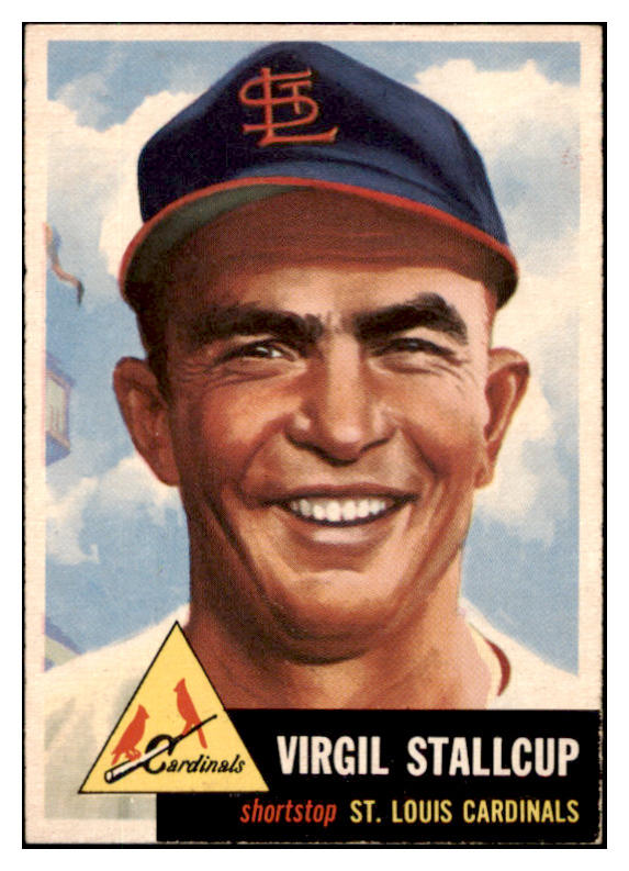 1953 Topps Baseball #180 Virgil Stallcup Cardinals NR-MT 504506