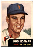 1953 Topps Baseball #182 Bobby Hofman Giants NR-MT 504507