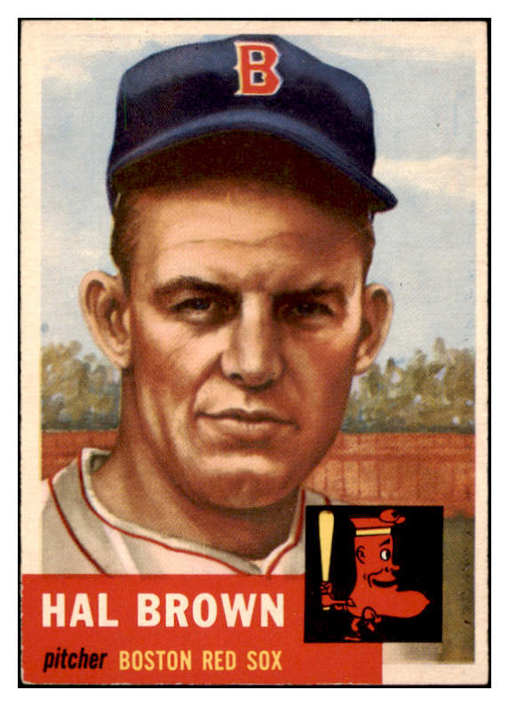 1953 Topps Baseball #184 Hal Brown Red Sox NR-MT 504508