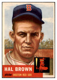 1953 Topps Baseball #184 Hal Brown Red Sox NR-MT 504508