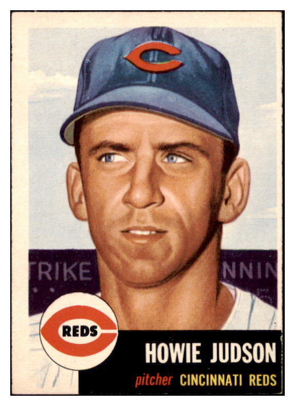 1953 Topps Baseball #012 Howie Judson Reds EX-MT 504520