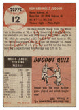 1953 Topps Baseball #012 Howie Judson Reds EX-MT 504520