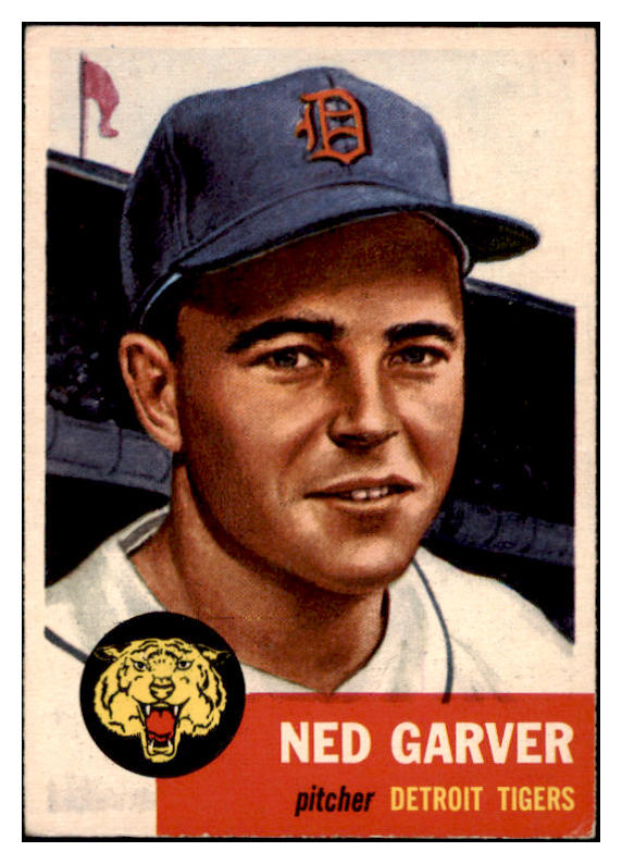 1953 Topps Baseball #112 Ned Garver Tigers EX-MT 504529