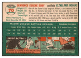 1954 Topps Baseball #070 Larry Doby Indians EX-MT 504536