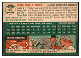 1954 Topps Baseball #032 Duke Snider Dodgers EX+/EX-MT 504539