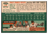 1954 Topps Baseball #017 Phil Rizzuto Yankees EX-MT 504540