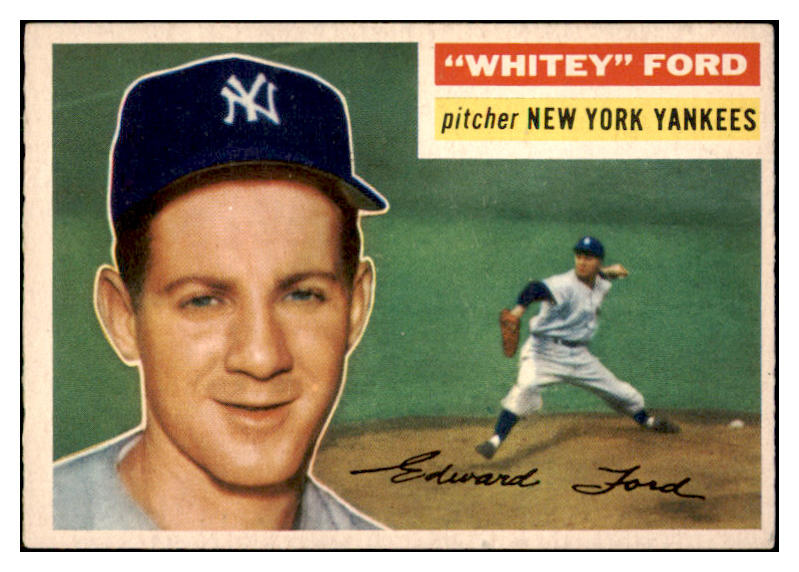 1956 Topps Baseball #240 Whitey Ford Yankees EX-MT 504542