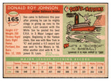 1955 Topps Baseball #165 Don Johnson Orioles EX-MT 504551