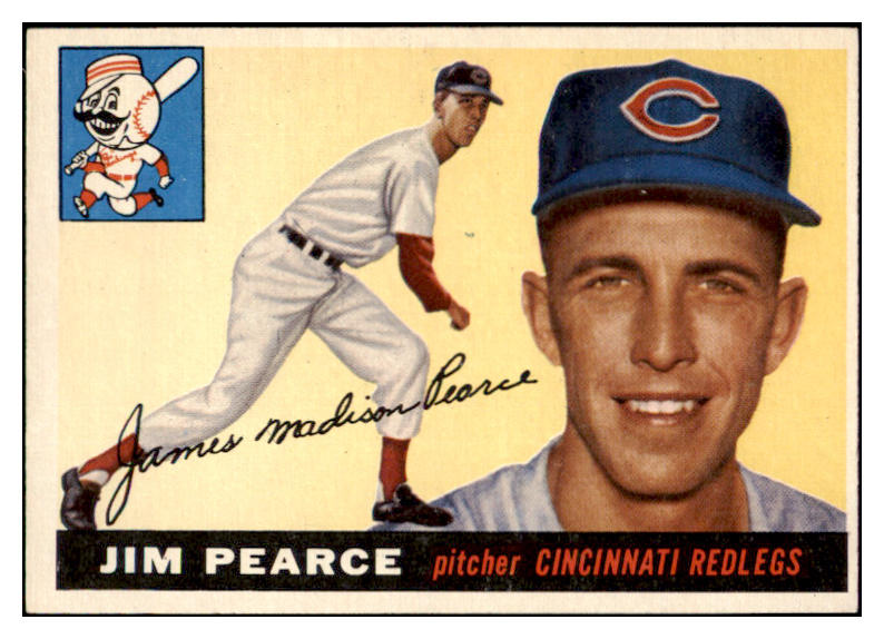 1955 Topps Baseball #170 Jim Pearce Reds NR-MT 504556