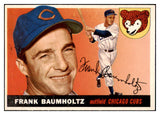 1955 Topps Baseball #172 Frank Baumholtz Cubs NR-MT 504558