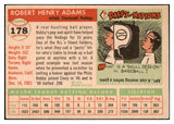 1955 Topps Baseball #178 Bobby Adams Reds NR-MT 504563