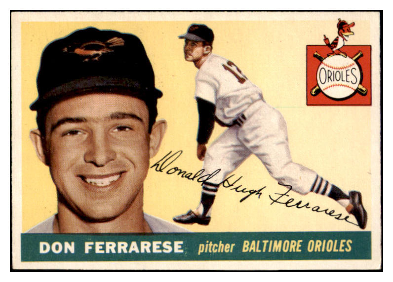 1955 Topps Baseball #185 Don Ferrarese Orioles NR-MT 504570