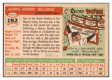 1955 Topps Baseball #192 Jim Delsing Tigers EX-MT 504574