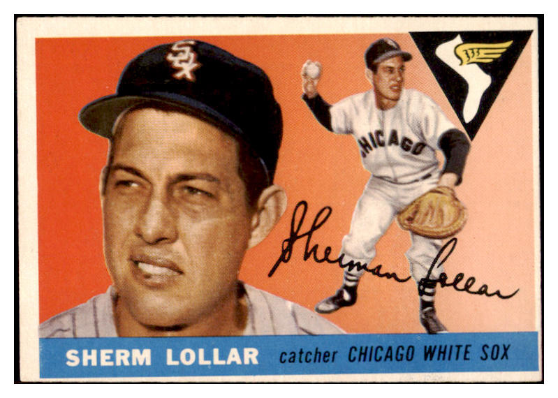 1955 Topps Baseball #201 Sherm Lollar White Sox EX 504581