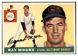 1955 Topps Baseball #208 Ray Moore Orioles NR-MT 504587