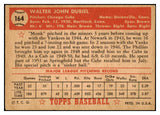 1952 Topps Baseball #164 Walt Dubiel Cubs VG-EX 504593