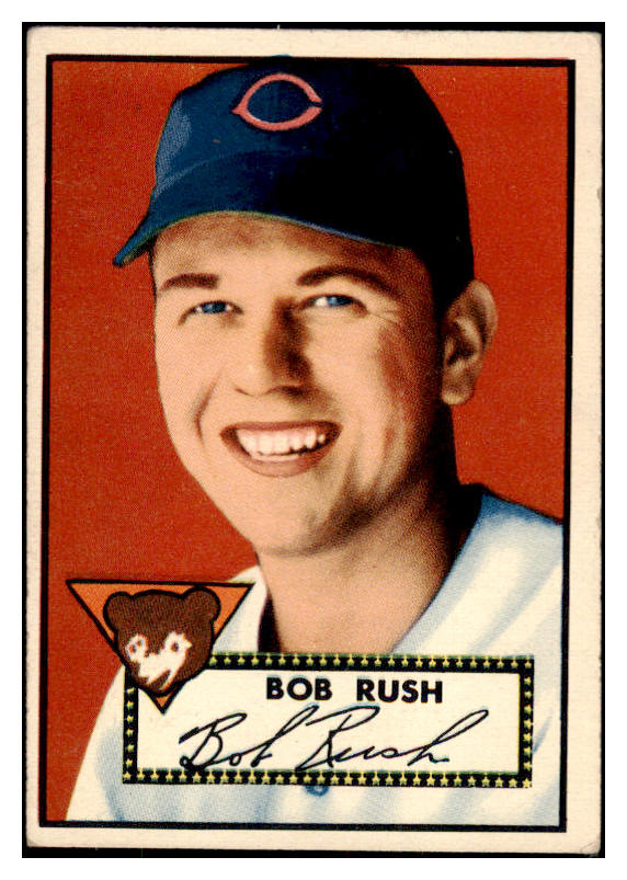 1952 Topps Baseball #153 Bob Rush Cubs EX 504594