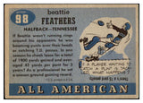 1955 Topps Football #098 Beattie Feathers Tennessee VG-EX 504603