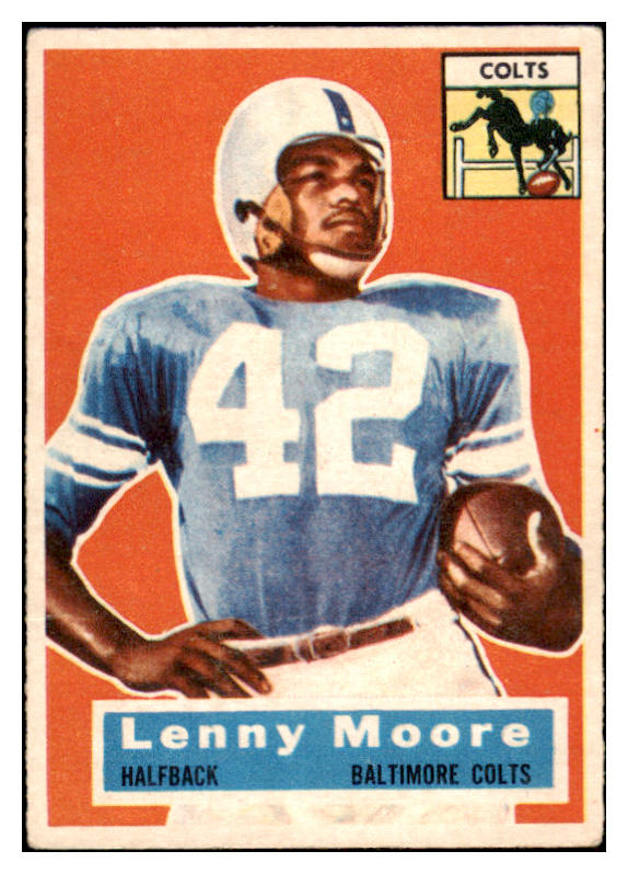 1956 Topps Football #060 Lenny Moore Colts VG-EX 504605