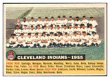 1956 Topps Baseball #085 Cleveland Indians Team EX-MT Dated 504609