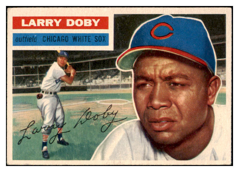 1956 Topps Baseball #250 Larry Doby White Sox EX 504625