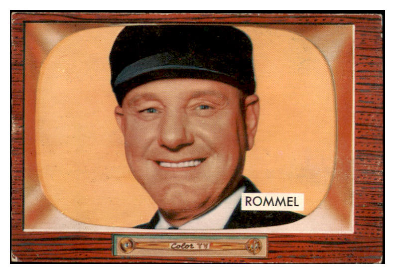 1955 Bowman Baseball #239 Edwin Rommel Umpire EX 504628