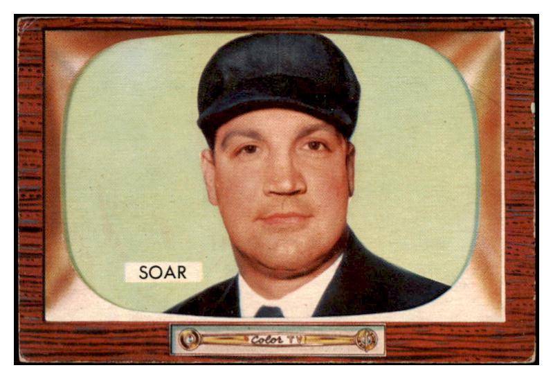 1955 Bowman Baseball #279 Hank Soar Umpire EX 504629