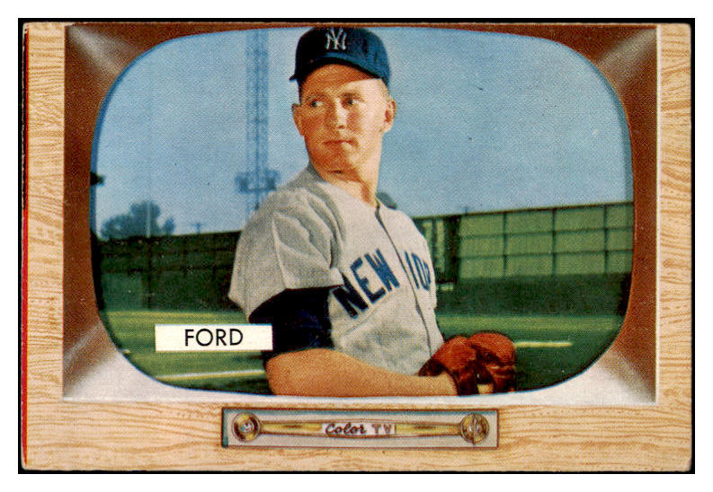 1955 Bowman Baseball #059 Whitey Ford Yankees EX 504630