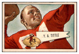 1952 Bowman Large Football #017 Y.A. Tittle 49ers EX 504636