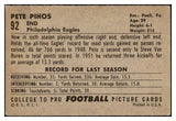 1952 Bowman Large Football #092 Pete Pihos Eagles VG-EX 504638