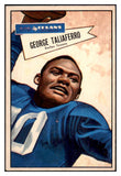 1952 Bowman Large Football #089 George Taliaferro Texans EX-MT 504646