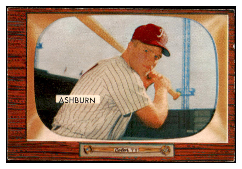 1955 Bowman Baseball #130 Richie Ashburn Phillies EX 504653