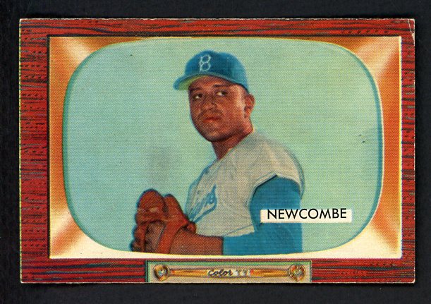 1955 Bowman Baseball #143 Don Newcombe Dodgers EX 504654