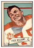 1952 Bowman Large Football #121 Fred Williams Bears VG-EX 504659