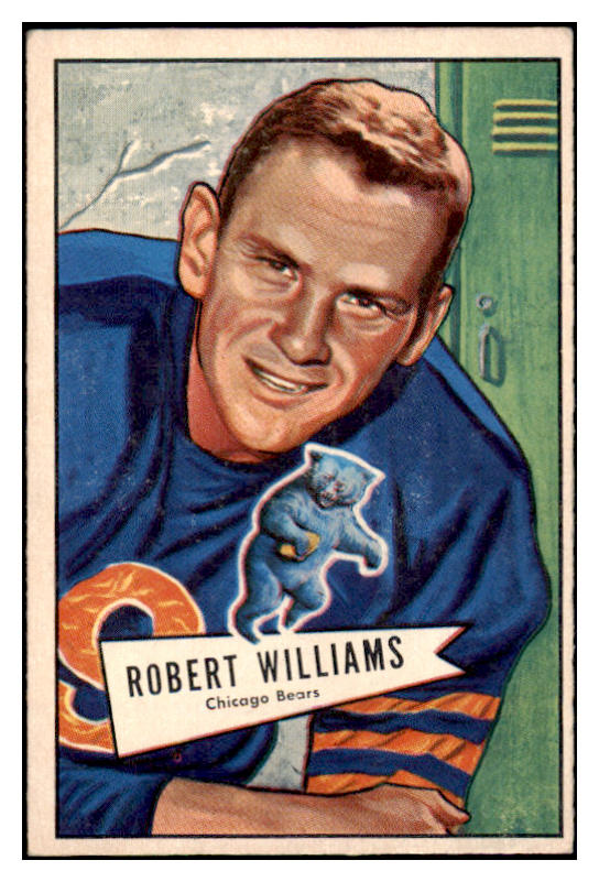 1952 Bowman Large Football #133 Bob Williams Bears VG-EX 504661