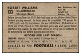 1952 Bowman Large Football #133 Bob Williams Bears VG-EX 504661