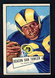 1952 Bowman Large Football #120 Dan Towler Rams VG 504663