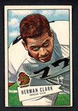 1952 Bowman Large Football #076 Herman Clark Bears VG-EX 504671