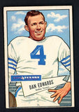 1952 Bowman Large Football #077 Dan Edwards Texans VG-EX 504672