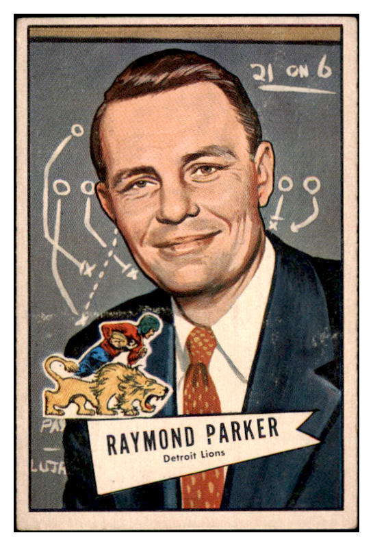 1952 Bowman Large Football #084 Buddy Parker Lions VG-EX 504678