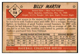 1953 Bowman Color Baseball #118 Billy Martin Yankees EX+/EX-MT 504691