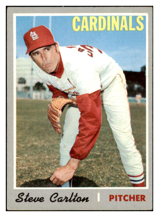 1970 Topps Baseball #220 Steve Carlton Cardinals EX 504695