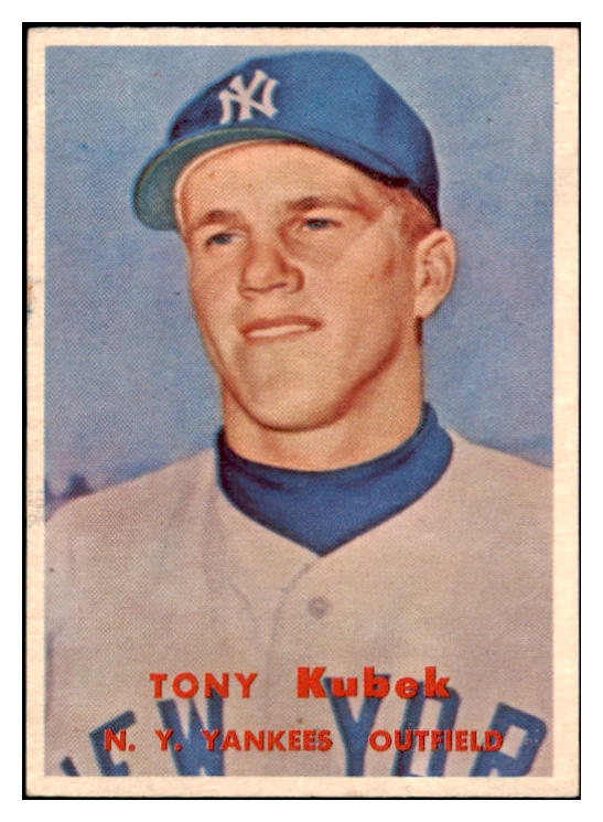 1957 Topps Baseball #312 Tony Kubek Yankees EX-MT 504704