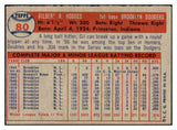 1957 Topps Baseball #080 Gil Hodges Dodgers EX-MT 504710